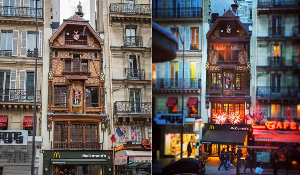 Insolite : le McDonald&rsquo;s Saint-Lazare et sa remarquable façade alsacienne