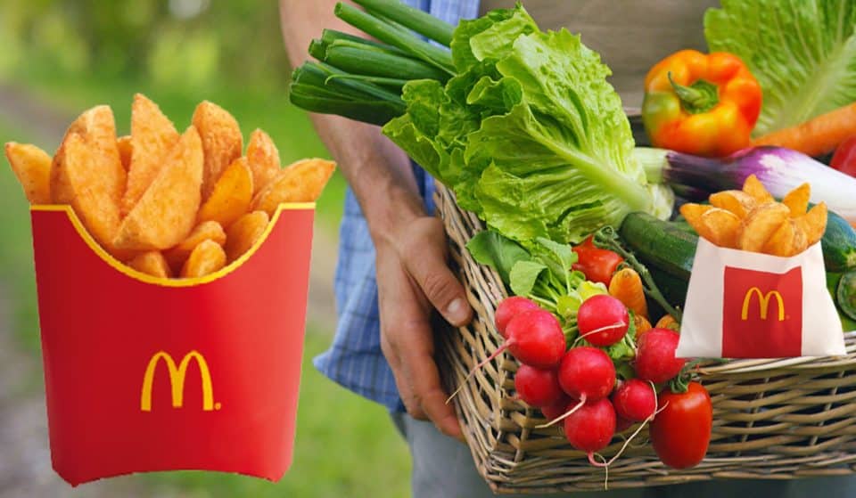 McDonald&rsquo;s va remplacer ses potatoes par des frites de légumes !