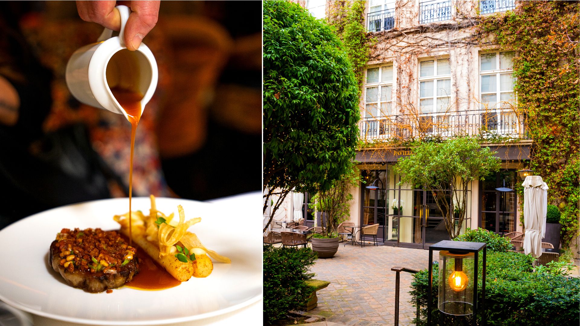 Le Pavillon de la Reine un Menu à 49€ au restaurant étoilé "Anne"