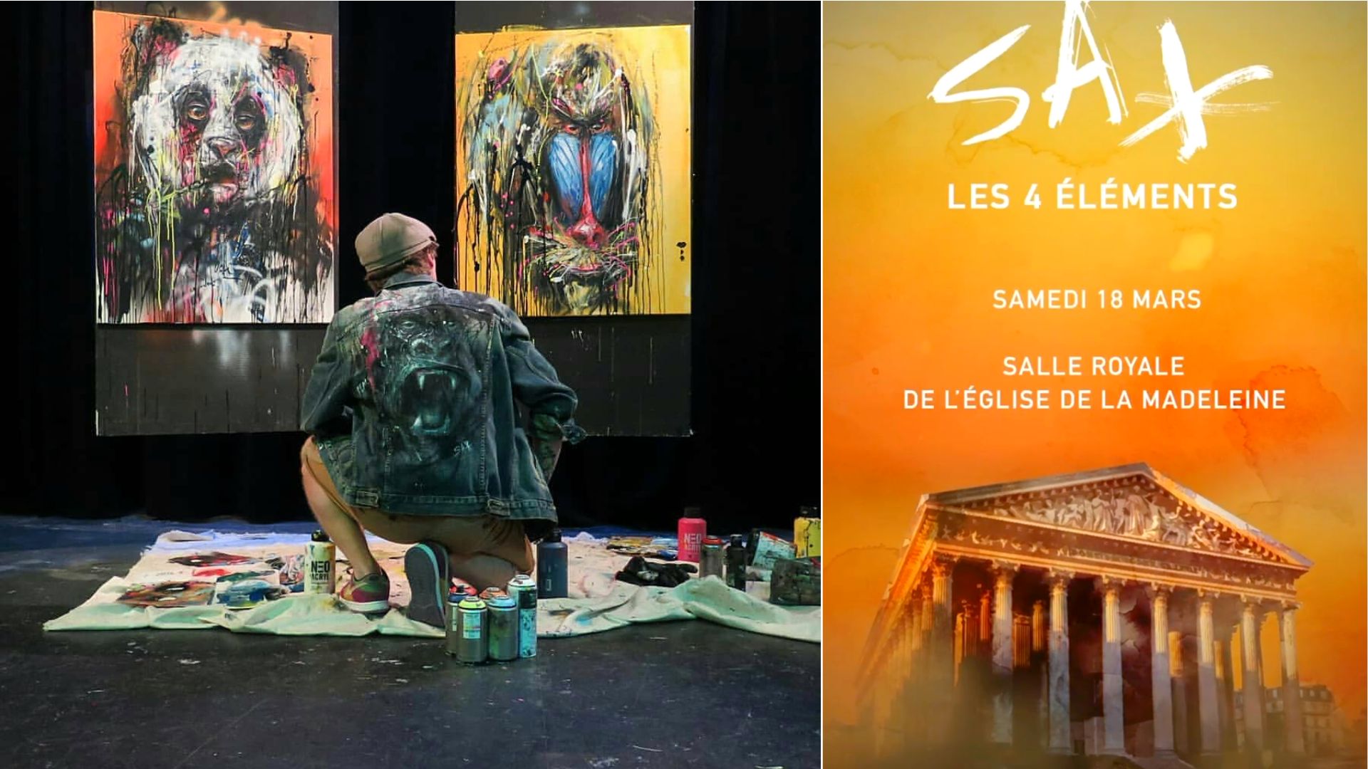 Street art une expo d'art urbain à inédite à l'Église de la Madeleine