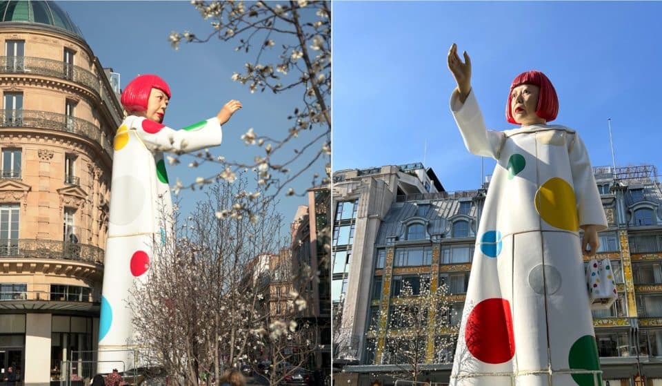 Après les Champs-Elysées, Yayoi Kusama métamorphose Louis Vuitton, face à la Samaritaine !