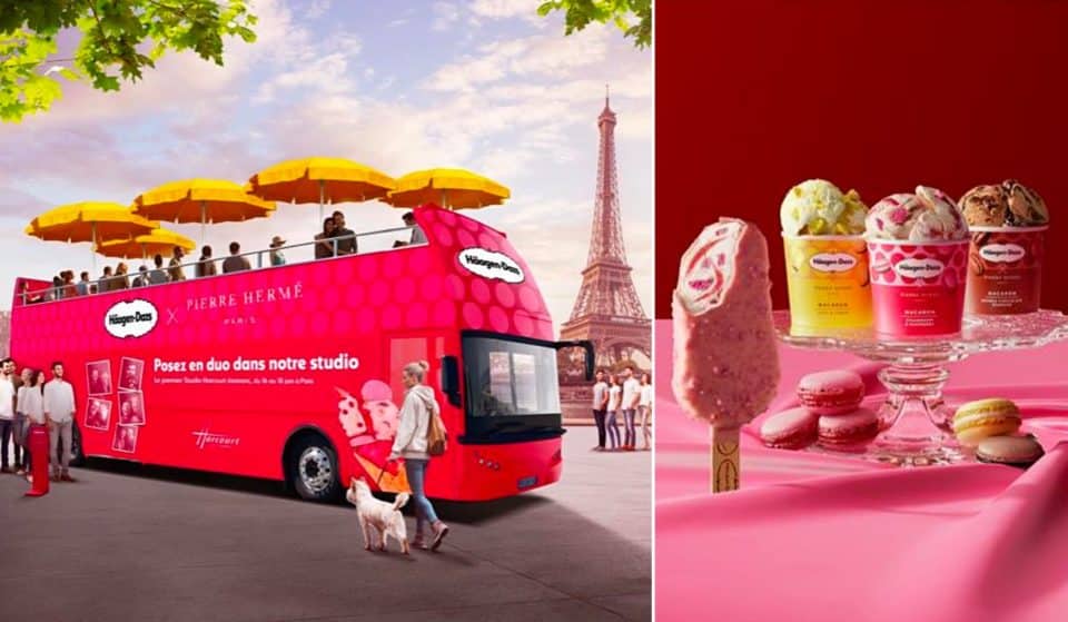 Un bus à glaces Häagen Dazs avec des glaces GRATUITES ce week-end à Paris !