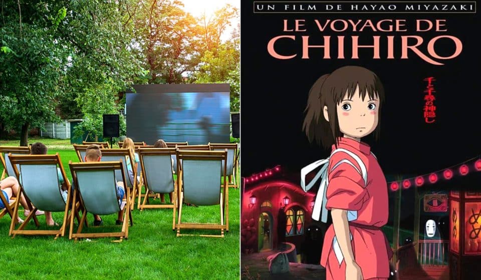 Cinéma en plein air : « Le voyage de Chihiro » projeté GRATUITEMENT ce week-end à Paris !