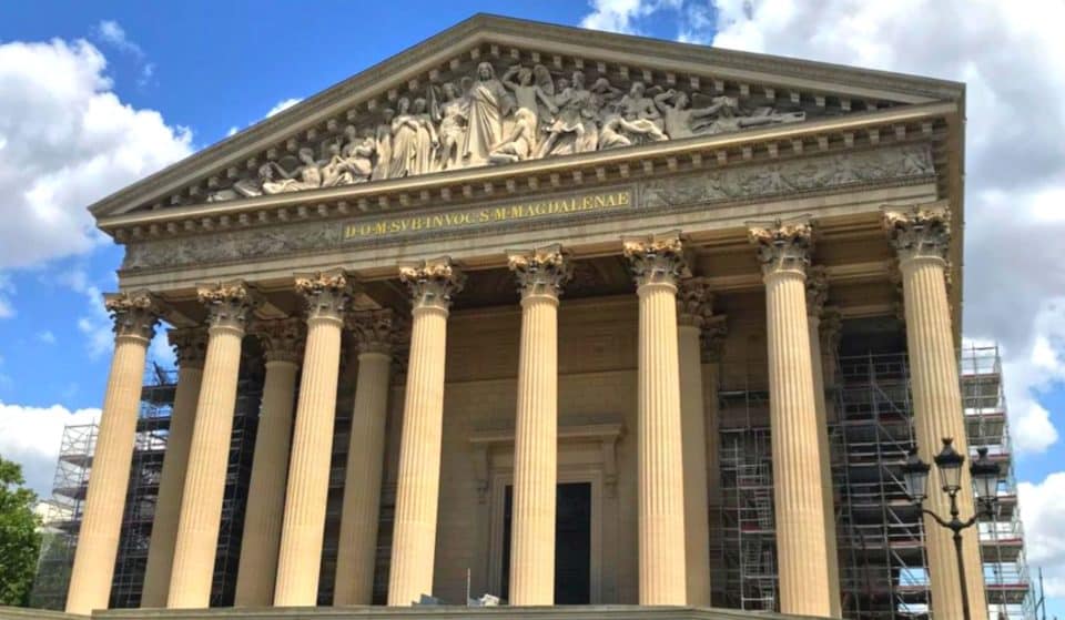 La façade de la Madeleine de nouveau visible après deux ans de travaux !