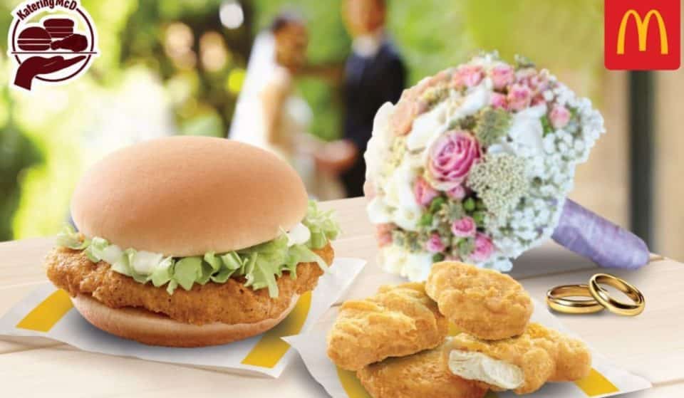 McDonald&rsquo;s lance un Menu spécial mariage avec 100 burgers et 400 nuggets à 200€ !