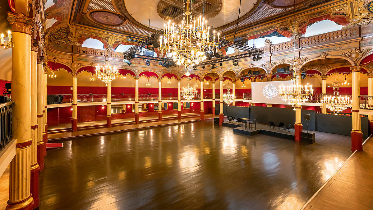 Photo de la Salle Wagram et de sa décoration intérieure