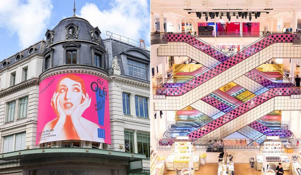 Olé Olé : l&rsquo;exubérante Rossy de Palma envahit le Bon Marché à Paris !