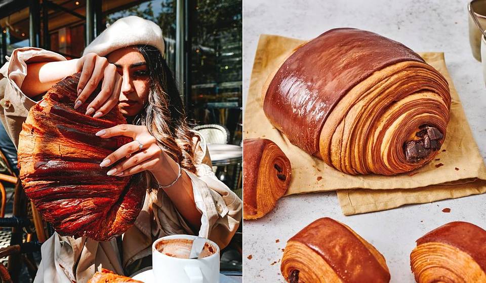 À Paris, le chef Philippe Conticini crée un pain au chocolat GÉANT !