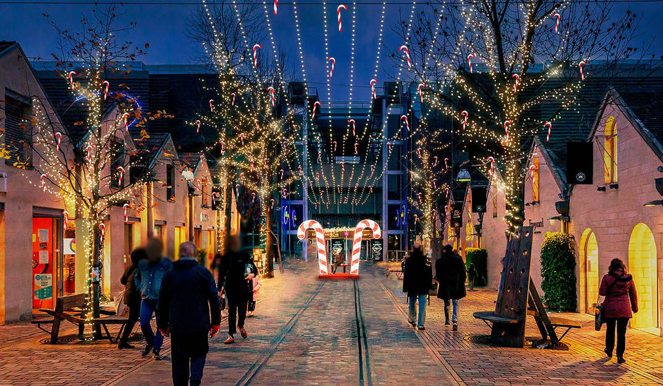 « Noël Délicieux » un ciel de sucre d&rsquo;orge prend place à Bercy Village !
