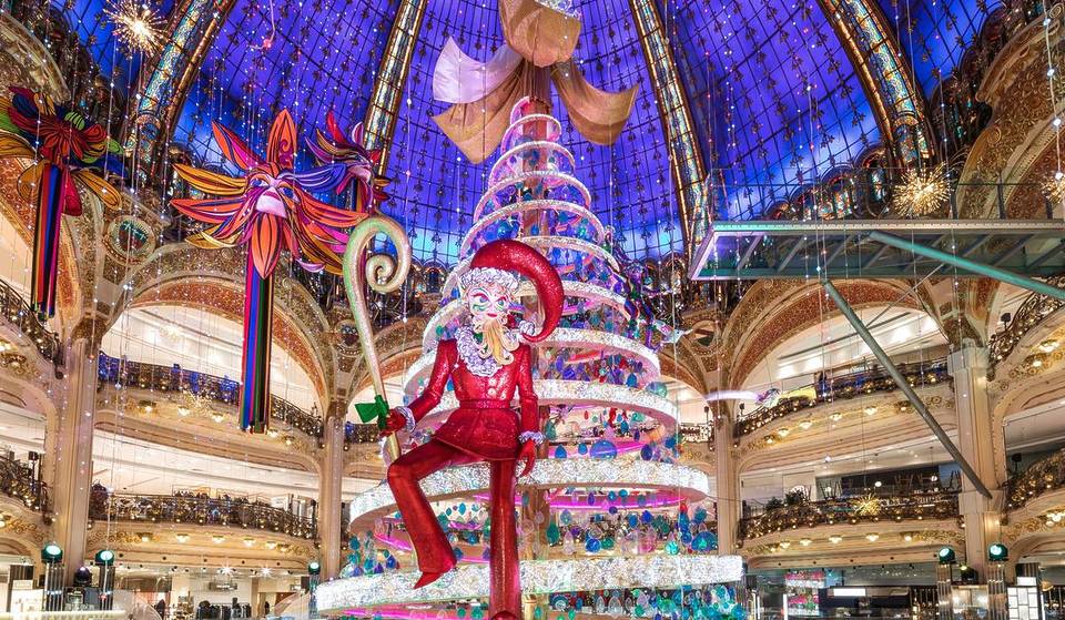 « Le Noël de mes rêves » : les vitrines et le sapin de Noël XXL des Galeries Lafayette !