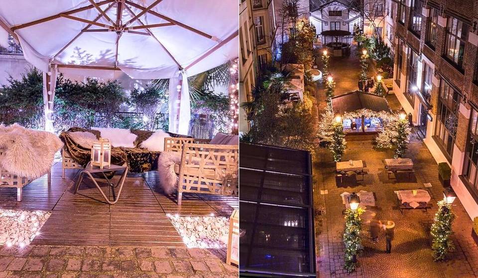 Pour l&rsquo;hiver, un Bar à chocolat s&rsquo;invite dans une cour cachée à Paris !