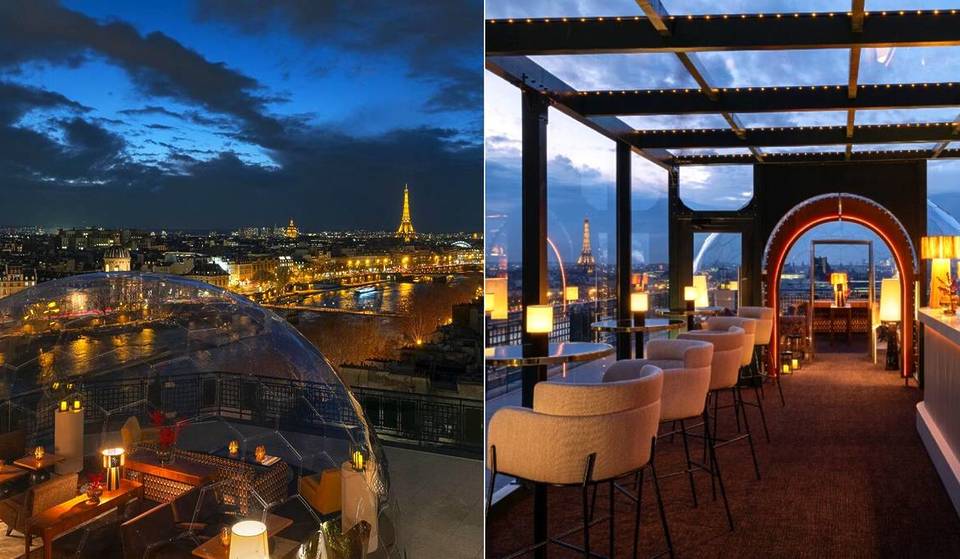 Céleste, le Rooftop éphémère de l’Hôtel Cheval Blanc à Paris, sous une bulle transparente