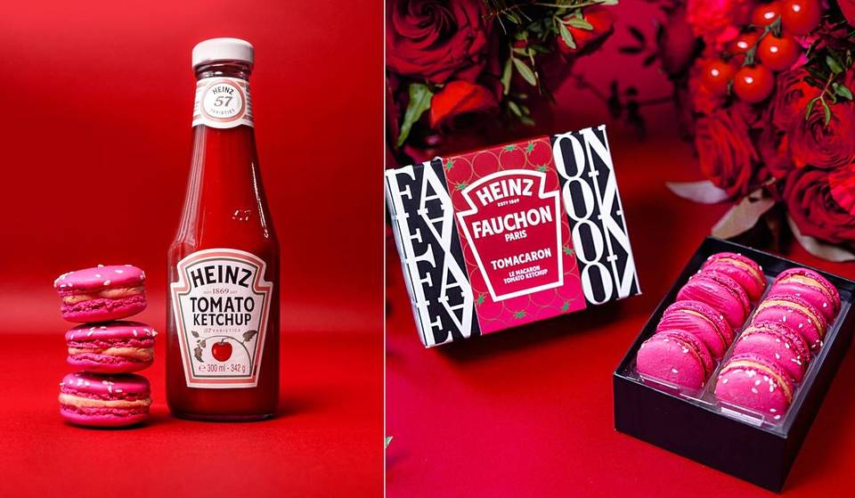 Insolite : au Café Fauchon à Paris, des macarons au ketchup en édition limitée !