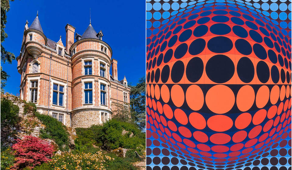 Art optique au Château de Sancerre : participez à des visites en immersion dans l’œuvre de Vasarely.