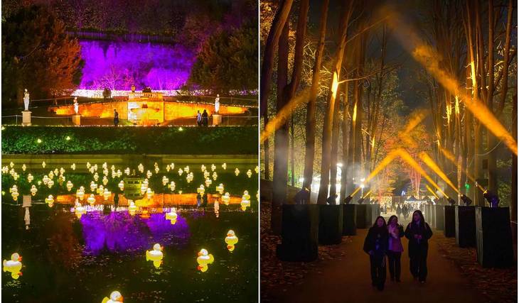 On a testé pour vous et en avant-première Lumières en Seine ou la balade nocturne féérique du Domaine National de Saint-Cloud et ses 25 tableaux