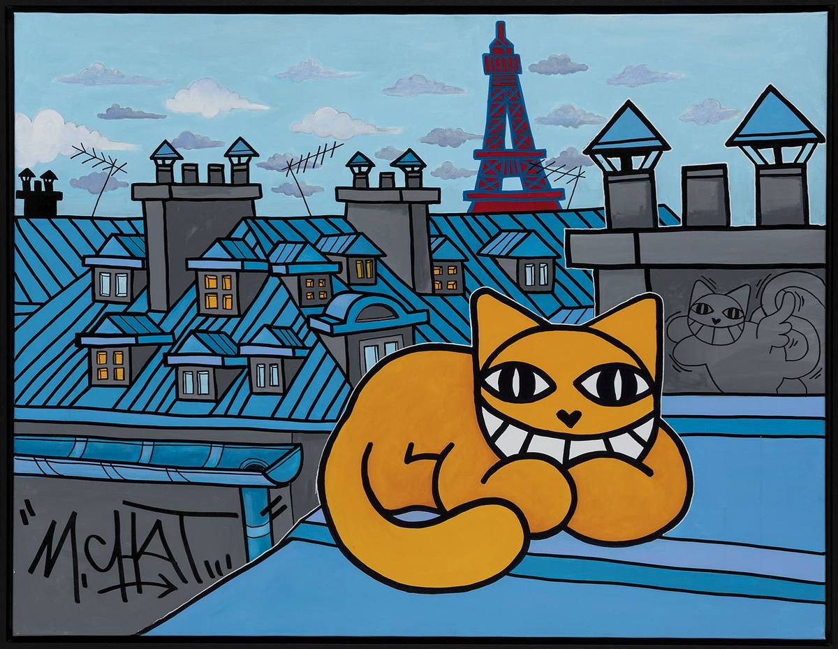 M Chat S expose Dans Une Galerie Du 3 me Arrondissement
