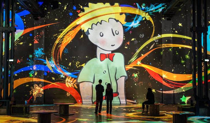 El Principito: en el distrito 11, la exposición inmersiva del Atelier des Lumières ofrece a los visitantes una escapada virtual y poética hasta el 21 de septiembre