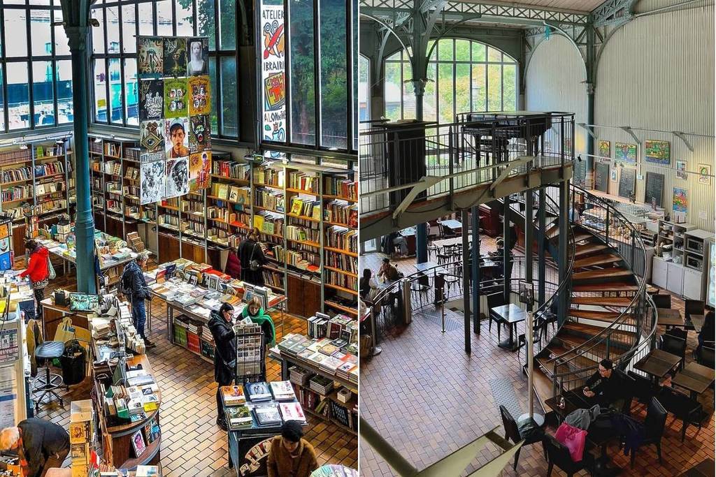 Cette halle secrète du 18ᵉ cache l&rsquo;une des plus belles librairies de Paris &#8211; et même un musée et un café où savourer votre meilleur latte !