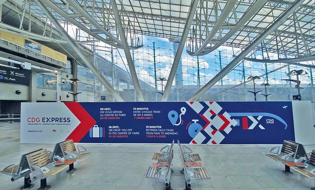 CDG Express train directe entre Gare de l'Est et l'aéroport de Roissy Charles de Gaulle