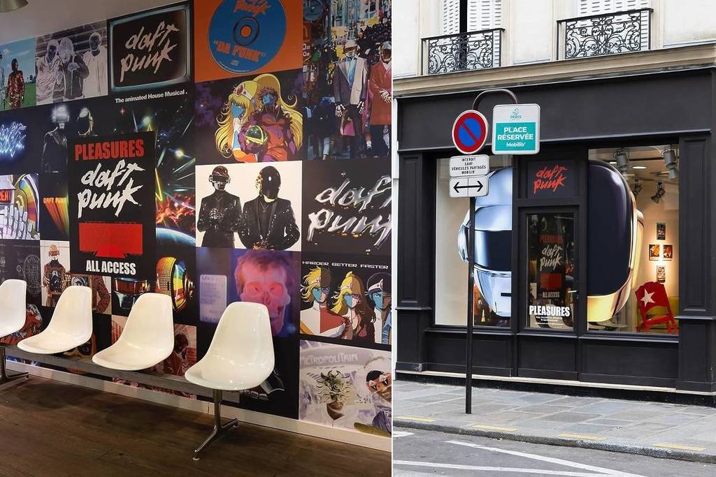 pop-up store daft punk Paris
