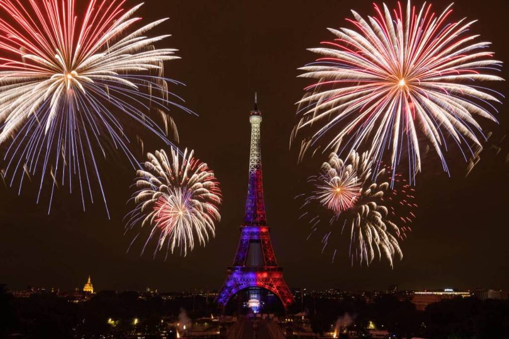 Espectáculo del 14 de julio en París