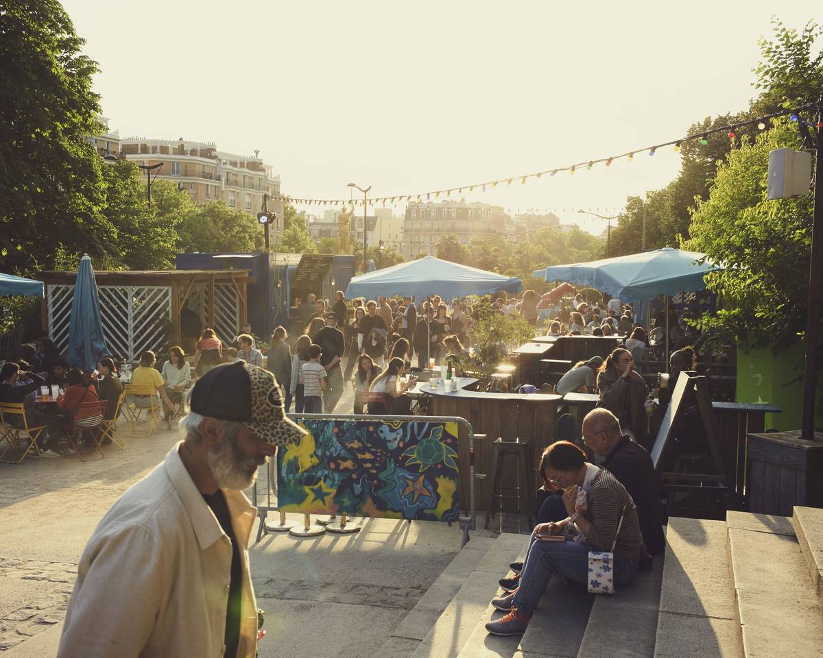 terrasse d'été Poisson Lune