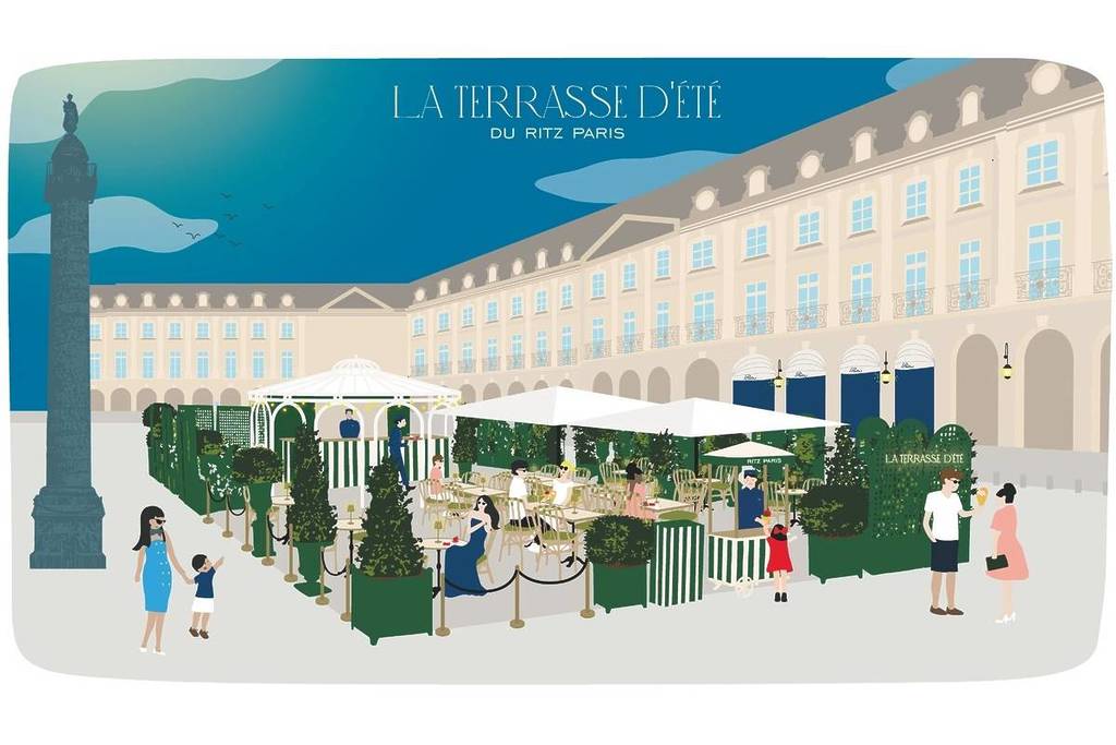 terrasse éphémère Ritz Paris