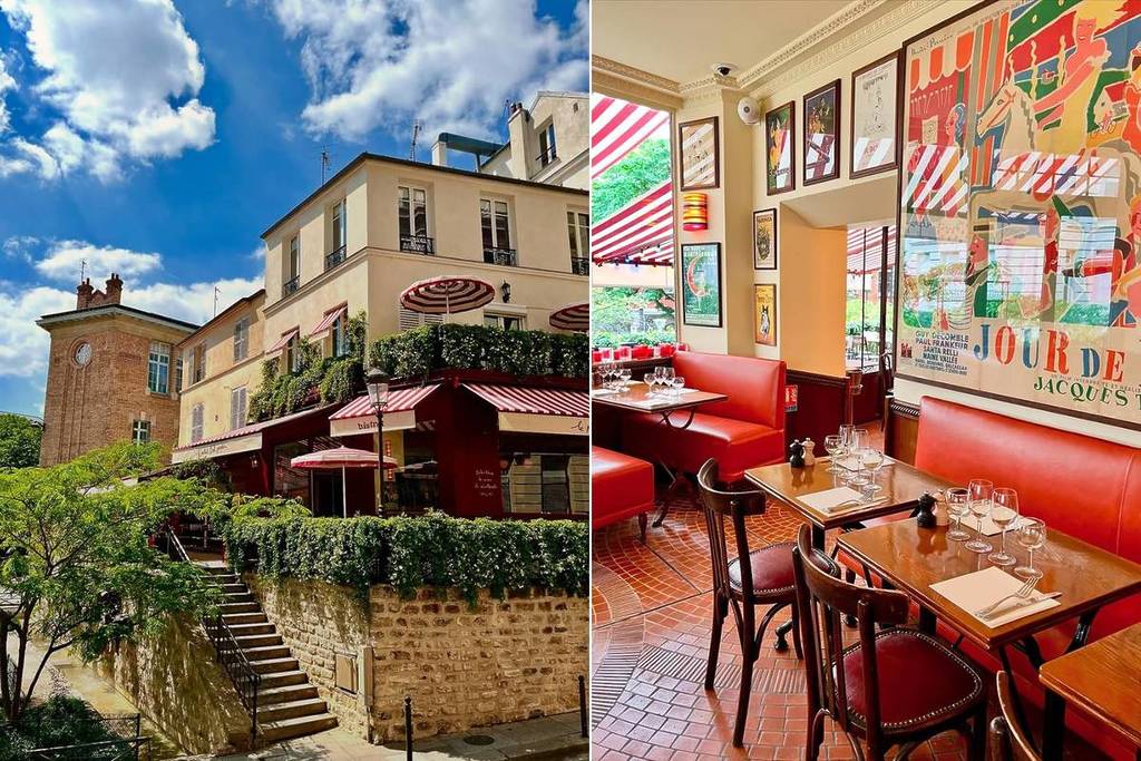 verstecktes Bistro Paris
