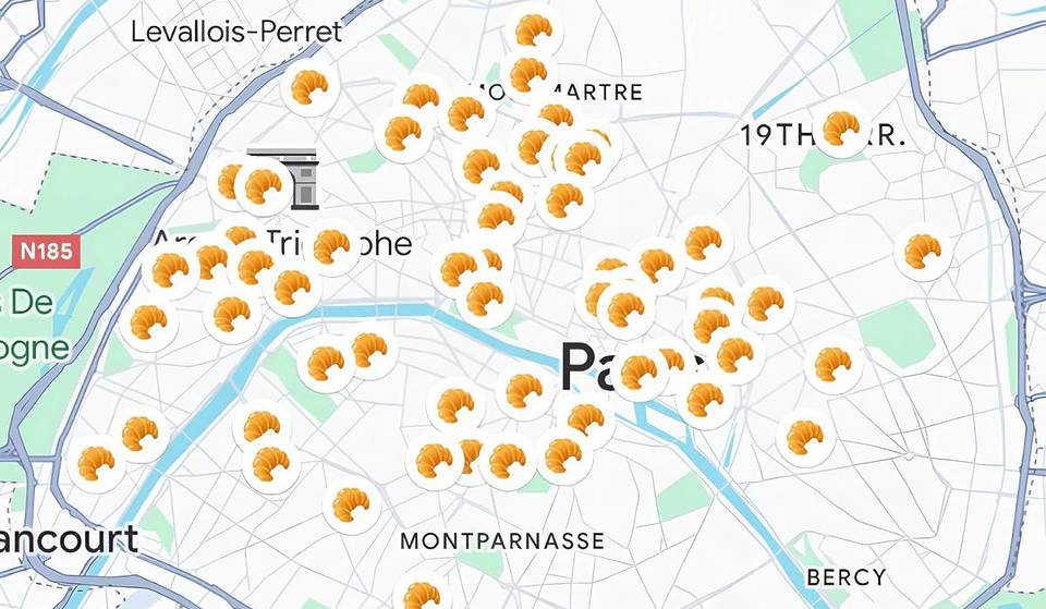 Este mapa indica os melhores croissants de Paris &#8211; e vai querer prová-los todos!
