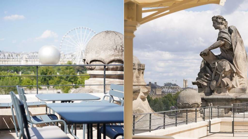 Café du toit terrasse du Musée d'Orsay