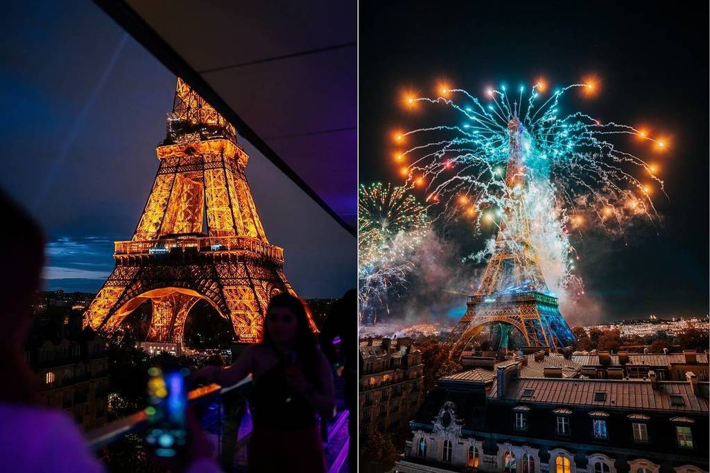 où voir le feu d'artifice 14 juillet 2025 à Paris soirées en Rooftop