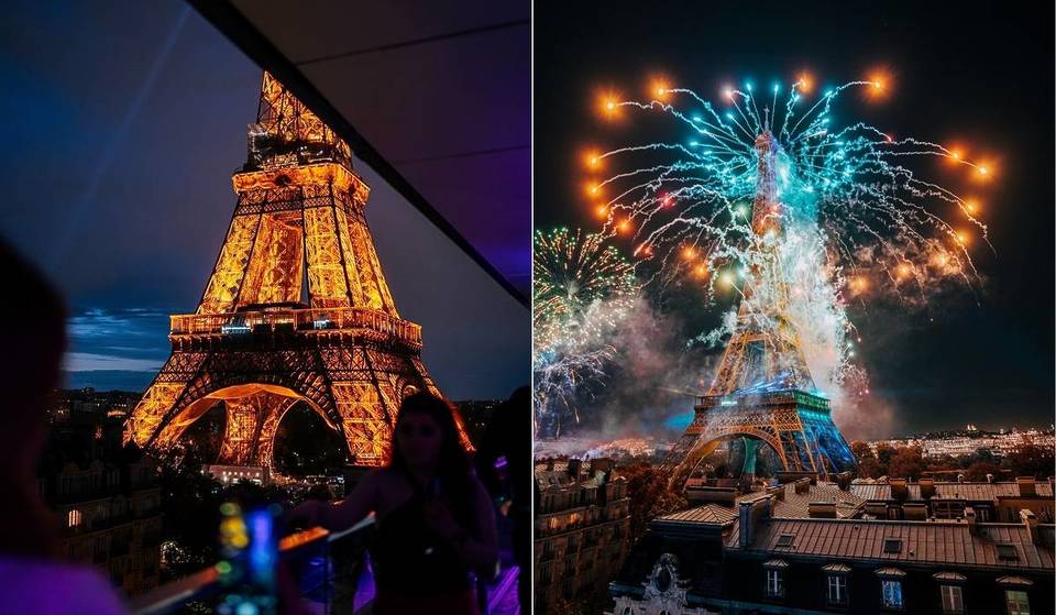De meest geheime plekjes om het vuurwerk van 14 juli in Parijs te bewonderen met een adembenemend uitzicht op de Eiffeltoren, ver weg van de drukte