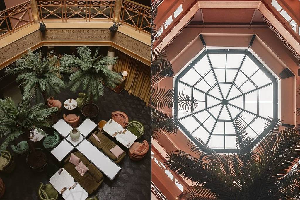 coupole de 12m de hauteur, Le Boudoir des Muses Paris