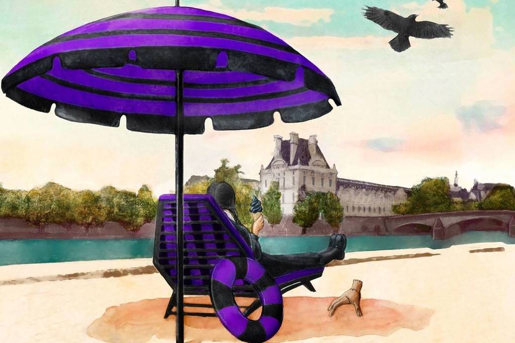 La Plage de Mercredi Beach Club Mercredi Addam Paris Plages saison 2 Netflix