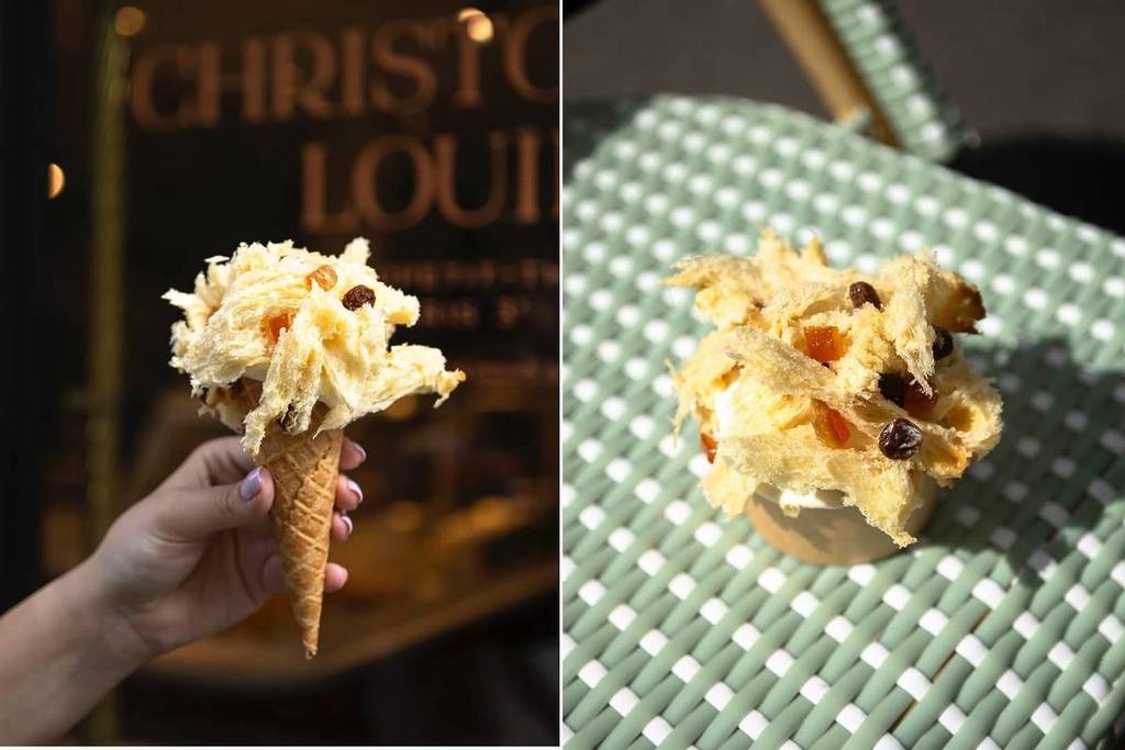 gelato al panettone Parigi