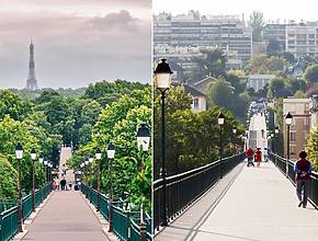 At the gateway to Paris, this little-known footbridge designed by Gustave Eiffel offers one of the finest views of the Eiffel Tower &#8211; and yet, hardly anyone knows about it!