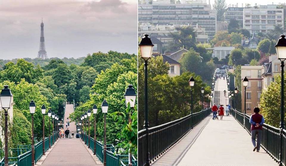 At the gateway to Paris, this little-known footbridge designed by Gustave Eiffel offers one of the finest views of the Eiffel Tower &#8211; and yet, hardly anyone knows about it!