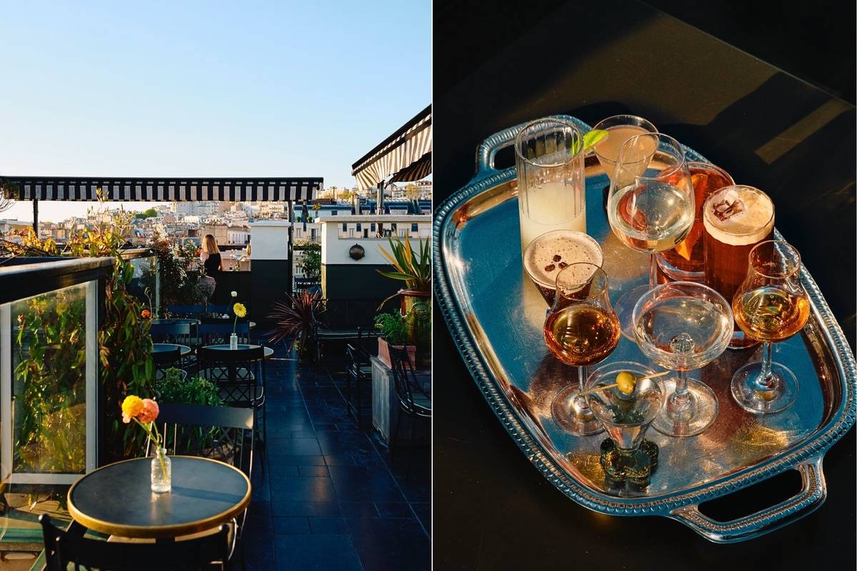 rooftop cocktails