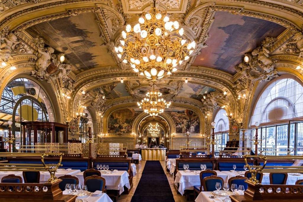 quelle est la plus belle brasserie de Paris ? Restaurant Le Train Bleu