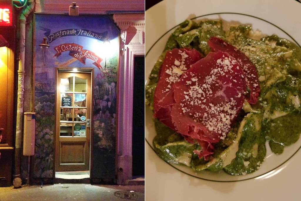 kleines italienisches Restaurant Paris