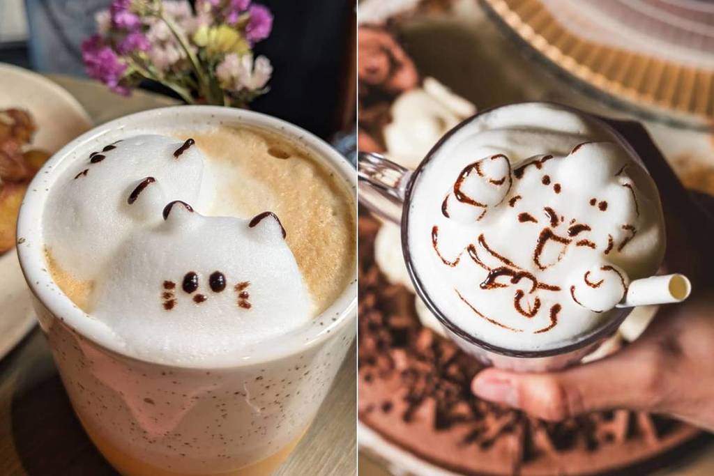 Caché dans un food court, ce café est le plus mignon de Paris – et le seul en France à faire des boissons en mousse 3D (et pourtant, personne n’en parle encore)