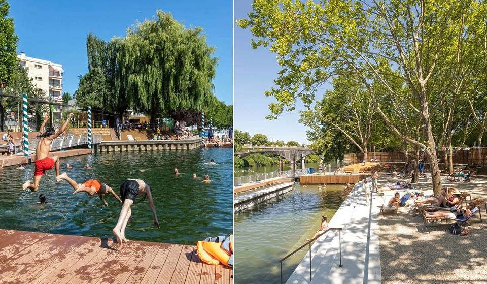 Just 30 minutes from Paris, this natural swimming area is the most magical of the summer – and hardly anyone takes advantage of it!