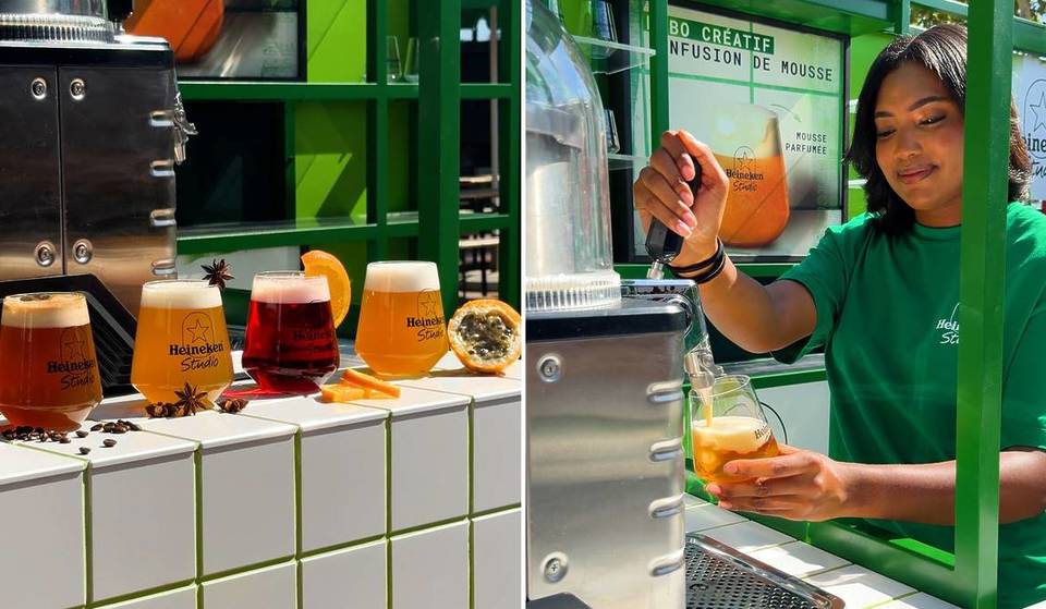 Une nouvelle expérience gustative se révèle à Paris avec la première bière à l’infusion de mousse, par le laboratoire créatif Heineken® Studio