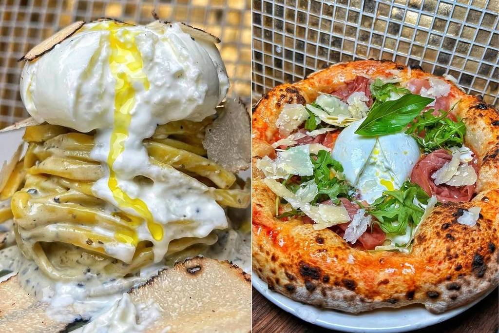 pizza burrata