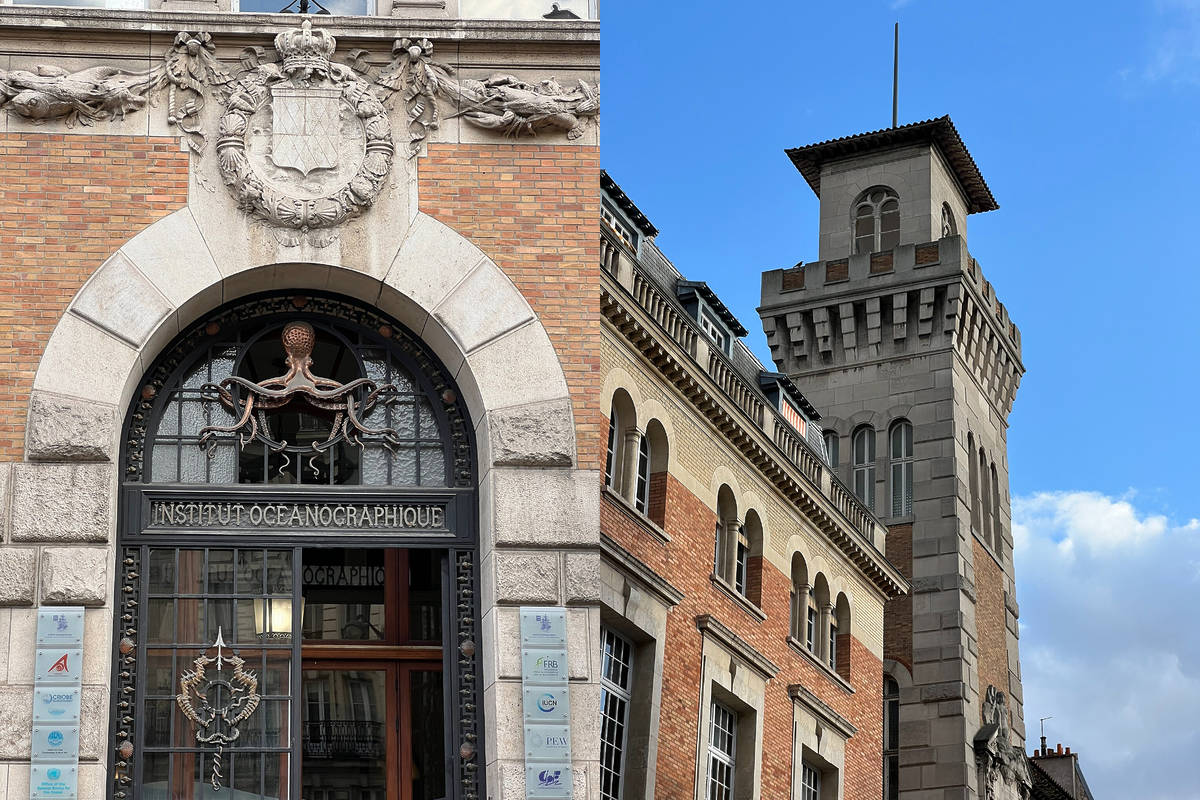 Photos de la facade de la Maison de l'Océan à Paris
