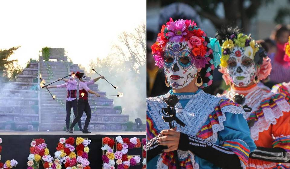 L&rsquo;unique parc d&rsquo;attractions de Paris intra-muros fête « El Día de los Muertos » pendant un mois entier &#8211; Avec des mariachis, des catrinas, des danseurs et des artistes de feu