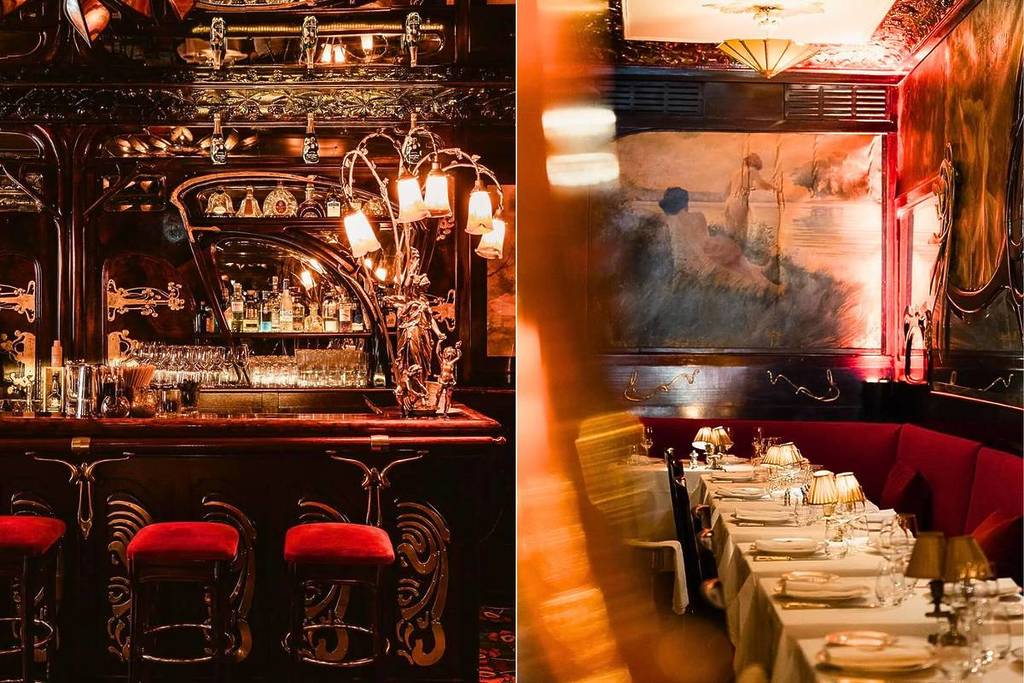 restaurant légendaire au décor de rêve à Paris