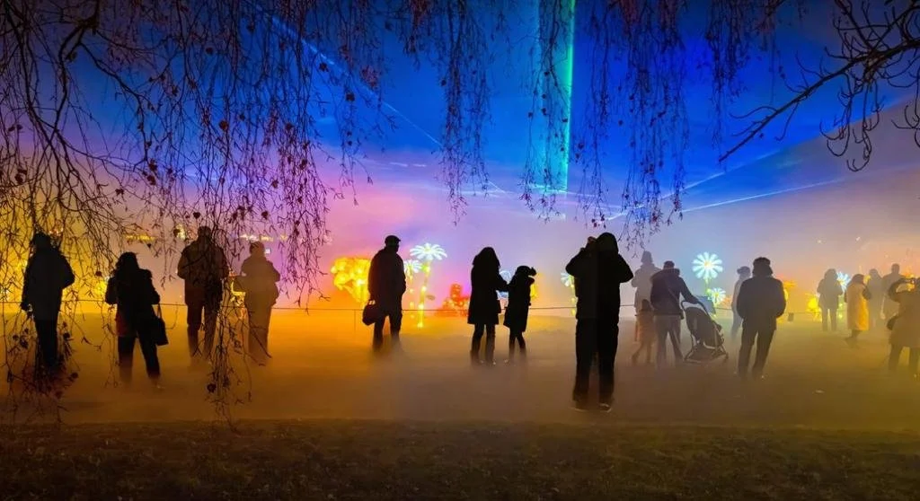 parc floral odyssée lumineuse parcours lumineux