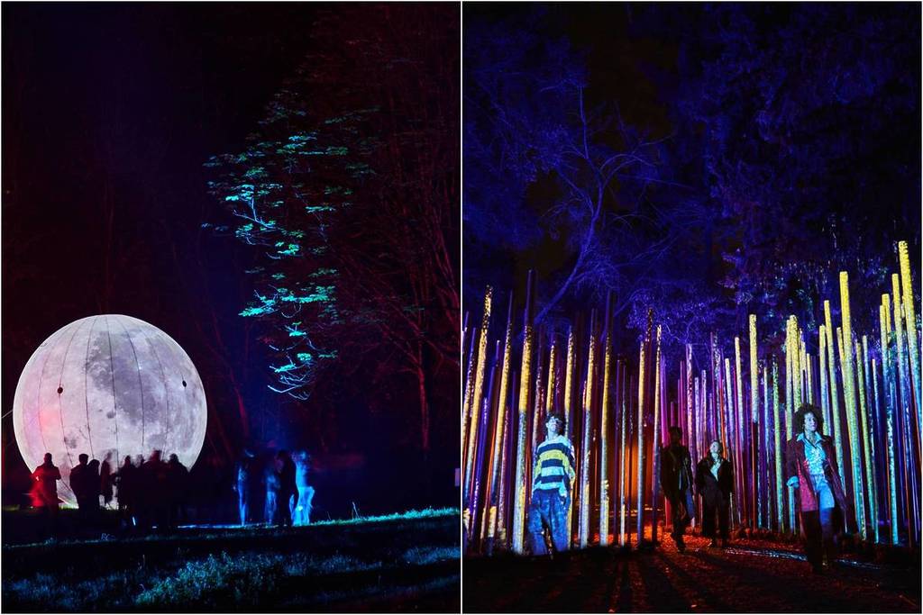 Pyrotechnic displays, LED-filled parks and monumental structures: here are the most magical light trails to discover this season.