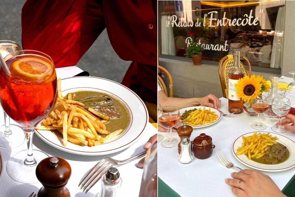 restaurant plat unique Paris @relaisentrecote